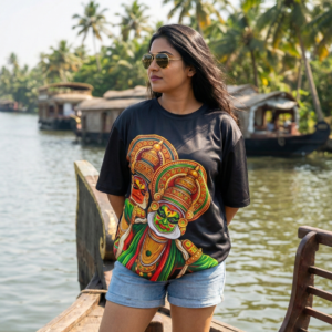 Broken Kathakali - Unisex Oversized Tee