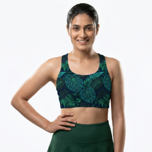 Midnight Tropic - Sports Bra