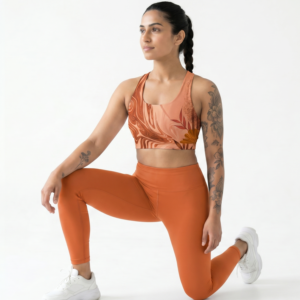 Fluidic Orange - Sports Bra