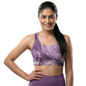 Fluidic Purple - Sports Bra